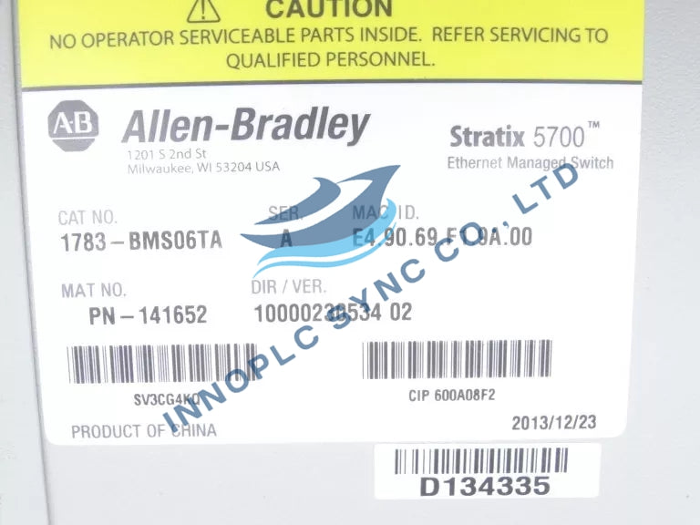 Allen-Bradley|1783-BMS06TA|6-Port Managed Ethernet Switch