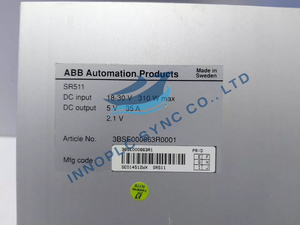 ABB|SR511 3BSE000863R1|Redundant 5V Regulator