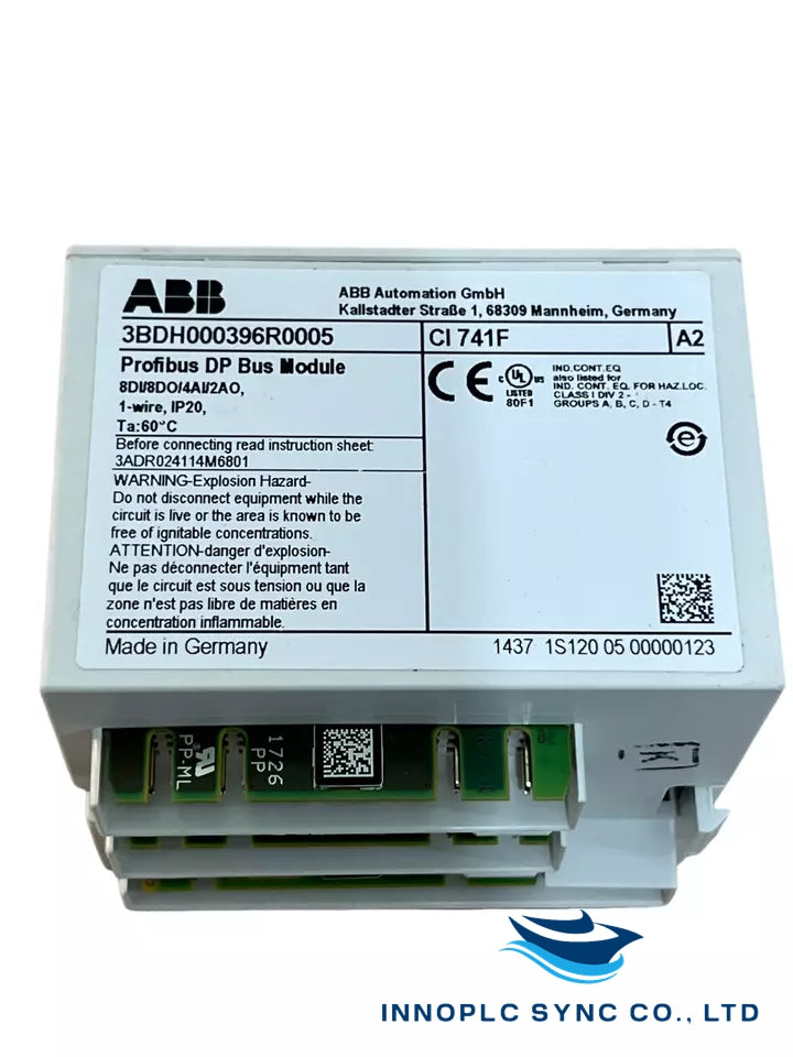 CI741F 3BDH000396R0005| ABB |PROFIBUS Slave İletişim Arayüzü