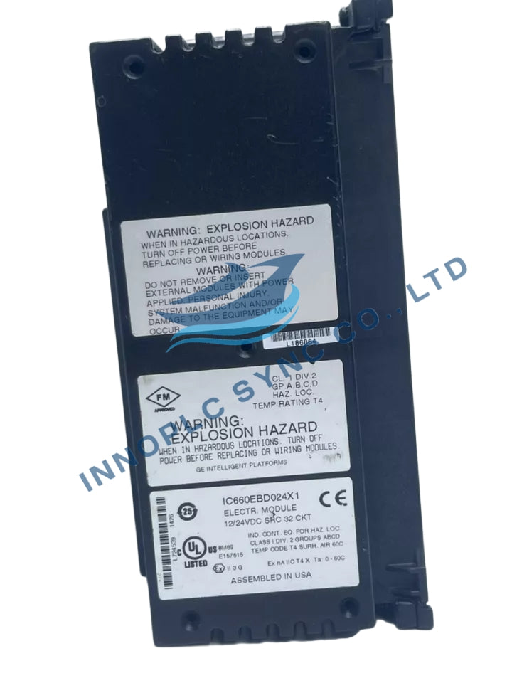 جنرال الکتریک Fanuc|IC660EBD024|بلوک ورودی/خروجی DC با ۳۲ مدار