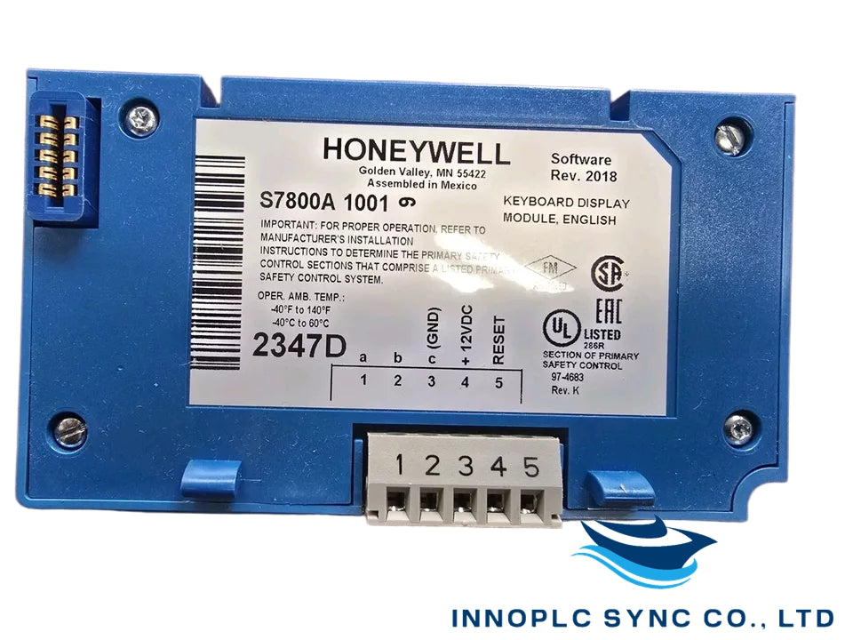 Honeywell |S7800A1001 | Módulo de exibição do teclado