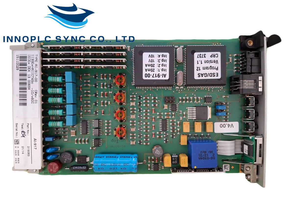 Yokogawa | AI-917-00 | Analogue Input Module (2x 0-20 mA, 2x 0-10 V)